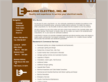 Tablet Screenshot of long-electricinc.com